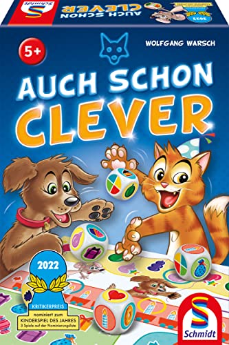 Schmidt Spiele 40625 Auch schon Clever, Würfelspiel für Kinder