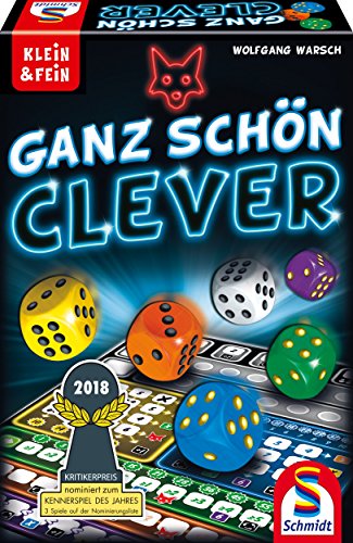 Schmidt Spiele 49340 Ganz Schön Clever, Würfelspiel aus der Serie Klein & Fein, Bunt